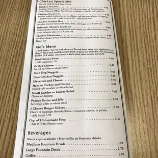 Menu cont. 8/2021