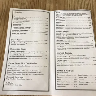 Menu cont. 9/2021