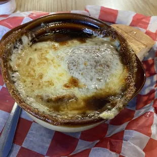 Crock of French Onion Soup