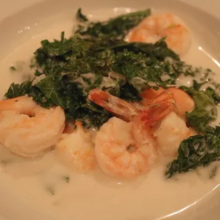 Ginataang Hipon & Kale