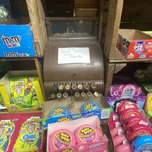 A 1940 cash register.