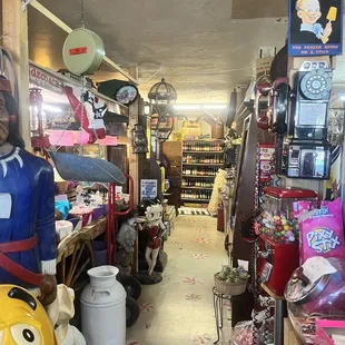 Looking south from the front door