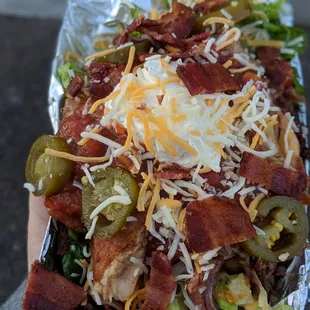 Pork nachos