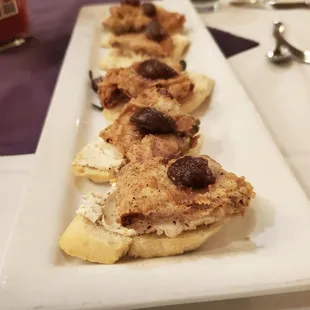 Pork Belly Bruschetta