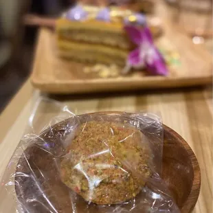 Strawberry pistachio silvana