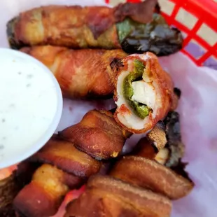 Fantastic chicken poppers