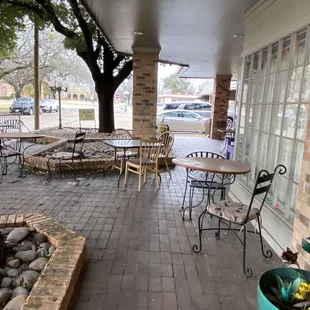 Outside tables