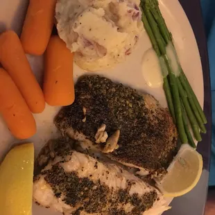 grilled fish, grilled seafood, food, fish, seafood
