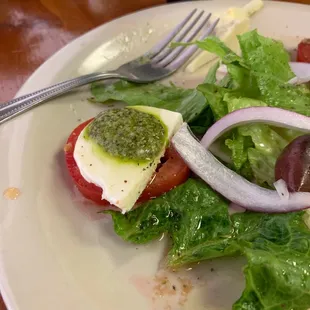 Caprese salad is delicious