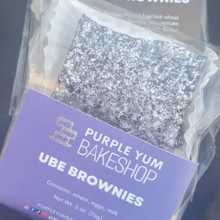 Churro Brownies and Ube Brownies