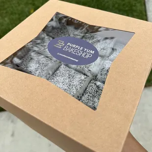 a person holding a box