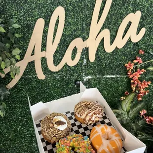 Beautiful backdrop outside the shop for the perfect photo op!