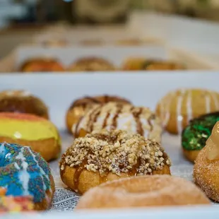 Assortment Purve Donut Stop Donuts