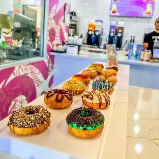 Purvé Donut Stop offerings! Really fun tasty flavors!