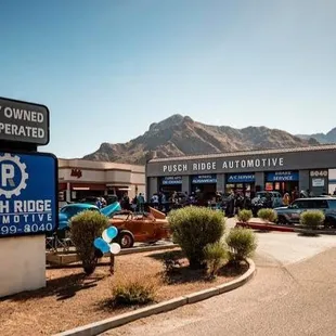 Pusch Ridge Auto Grand Opening and ribbon cutting ceremony.
