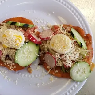 a plate of food on a table