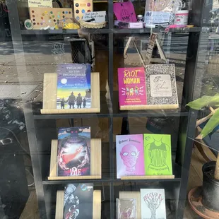 Front window display rotates pretty regularly.
