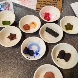 Ink stones
