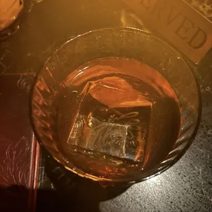 Smoked Old fashioned