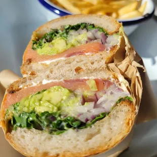 Mmm... smoked avocado sandwich was pretty delicious