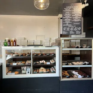 Available Pastries and menu