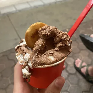 Creamy cookies and double chocolate!