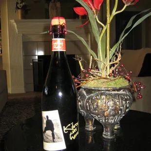 My bottle of Sparkling Shiraz
