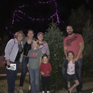 We had a fun night finding the perfect tree!