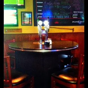 New keg tables. Reserve yours today!