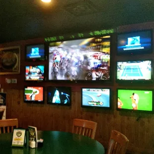 56 TV's to watch it all