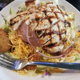 Grilled Chicken Salad. No Tomatoes