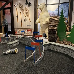 Ski Lodge Mini Golf Room