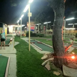 Putt putt golf, straight from the height of the cold war.
