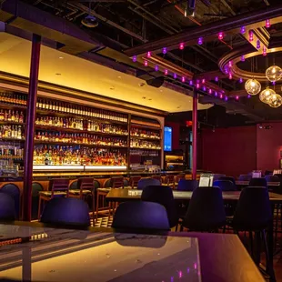 a view of the bar area