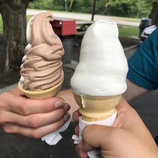 Small twist and vanilla cone