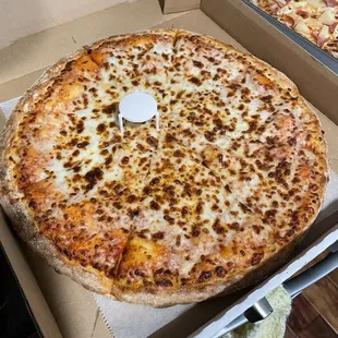 a pizza in a box