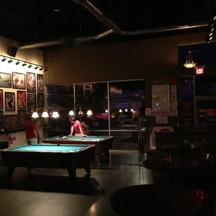 billiards and pool tables