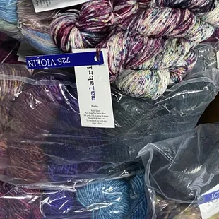 We now stock Malabrigo Yarn.  The yarn is hand dyed and incredibly soft.