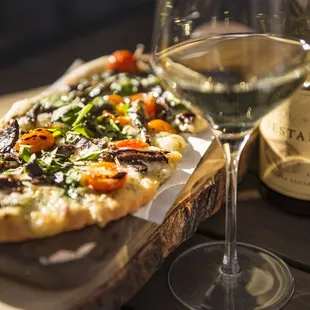 Flat bread and Wine