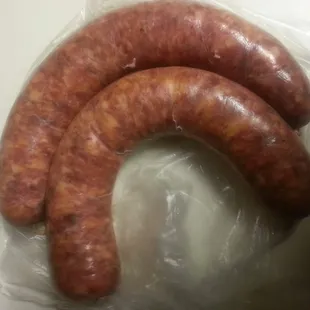 Delicious Venison sausage!! Mmmm. Thank u Pyburns. Very easy and quick to cook. Wonderful!!