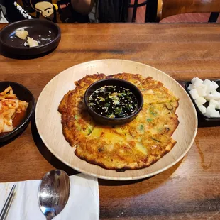 Seafood pancake