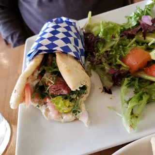 Lamb Souvlaki Wrap