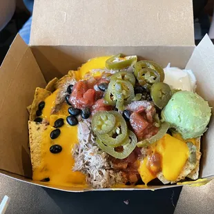 Pork nachos