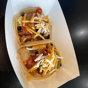 Veggie breakfast tacos