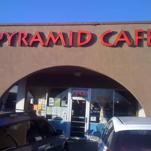 Strip mall exterior