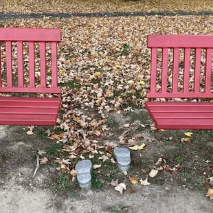 It would have been nice to know why the artist presented their bench this way.