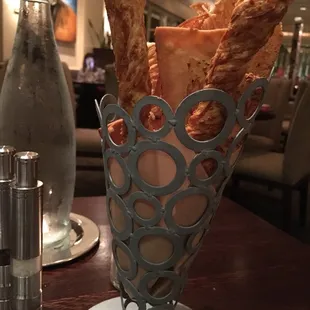 Beautifully presented bread.