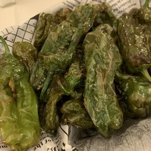 Shishito peppers