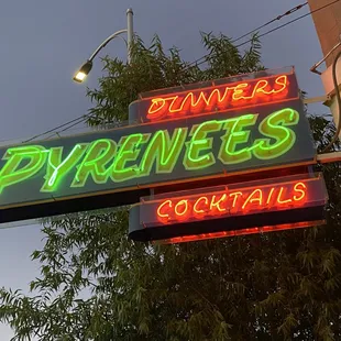 Classic neon sign