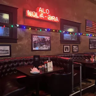 sushi and sashimi, interior